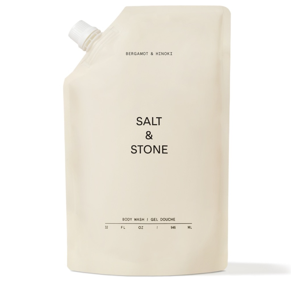 Salt & Stone Body Wash Refill | NEW Unused | SCENT: BERGAMOT & HINOKI
